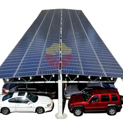 카포트 태양광 장착 시스템 10KW 가벼운 무게 알루미늄 태양광 자동차 주차장