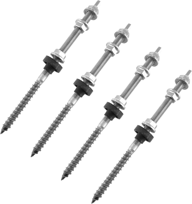 눈 부하 1.4KN/m2 M10*200 알루미늄 스테인리스 스틸 304의 태양 바닥 나사